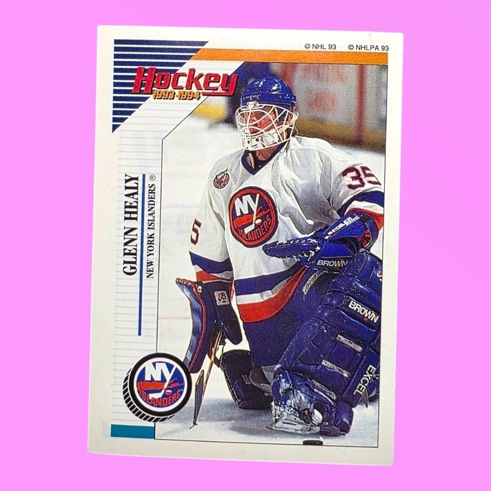 1993-94 Panini Hockey Glenn Healy New York Islanders #65 Sticker